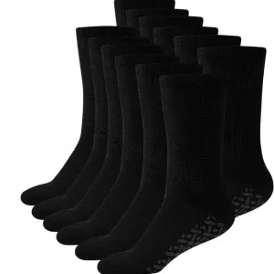 6 Pack Non-Binding Diabetic Socks – Loose Fit and Comfort