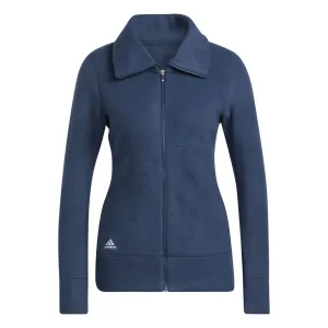 Adidas Full Zip Golf Fleece Jacke Crew Navy Damen Damen