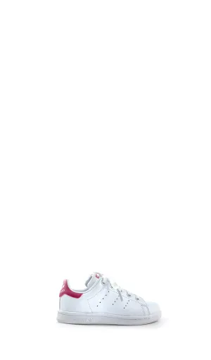 ADIDAS ORIGINAL STAN SMITH Sneaker bimba bianca/rosa in pelle