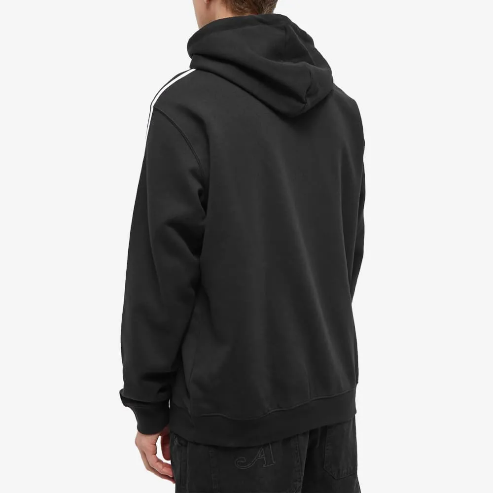 Adidas sweatshirt with 3 stripes, black