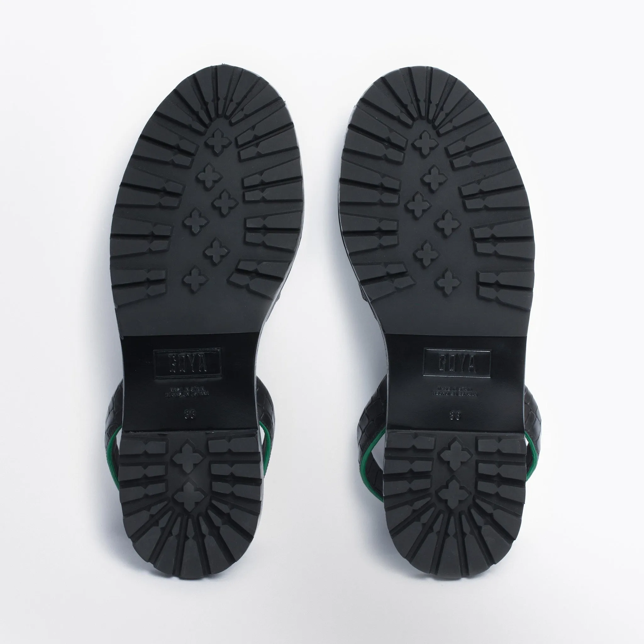Crocodilia Black Goya Slide
