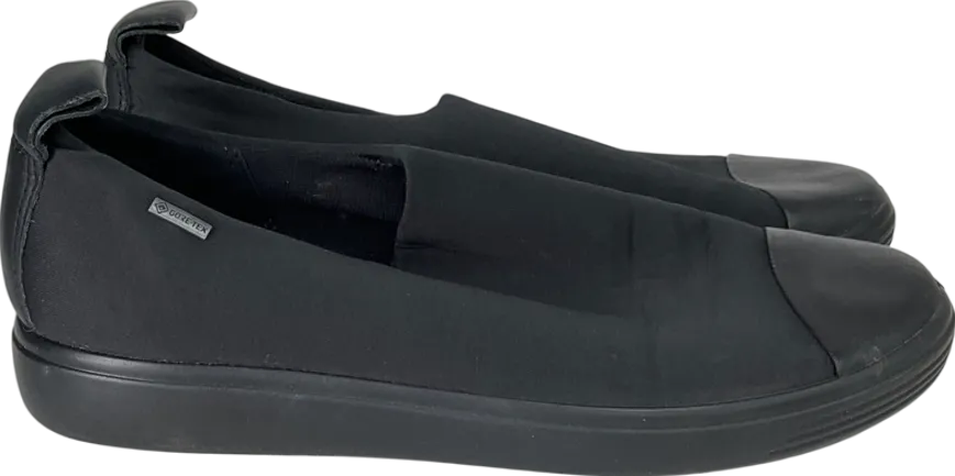 ecco Black Soft 7 Textile Women's Slip-on Shoes UK 5.5 EU 38.5 👠