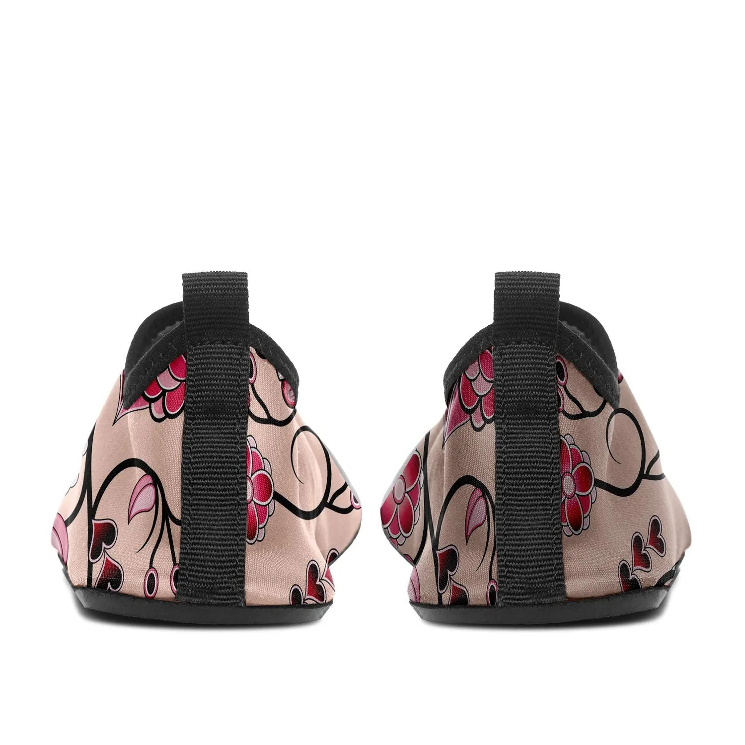 Floral Amour Sockamoccs Kid's Sockamoccs Slip On Shoes