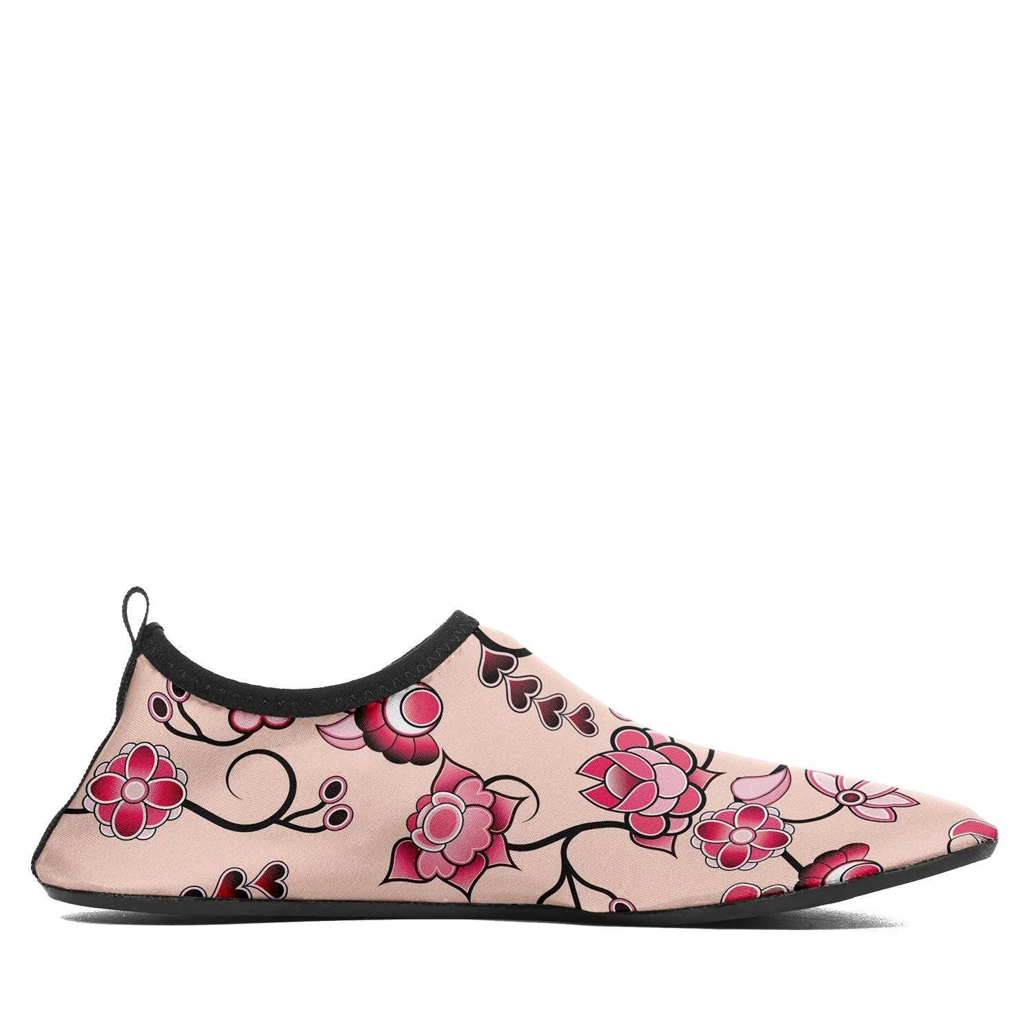 Floral Amour Sockamoccs Kid's Sockamoccs Slip On Shoes