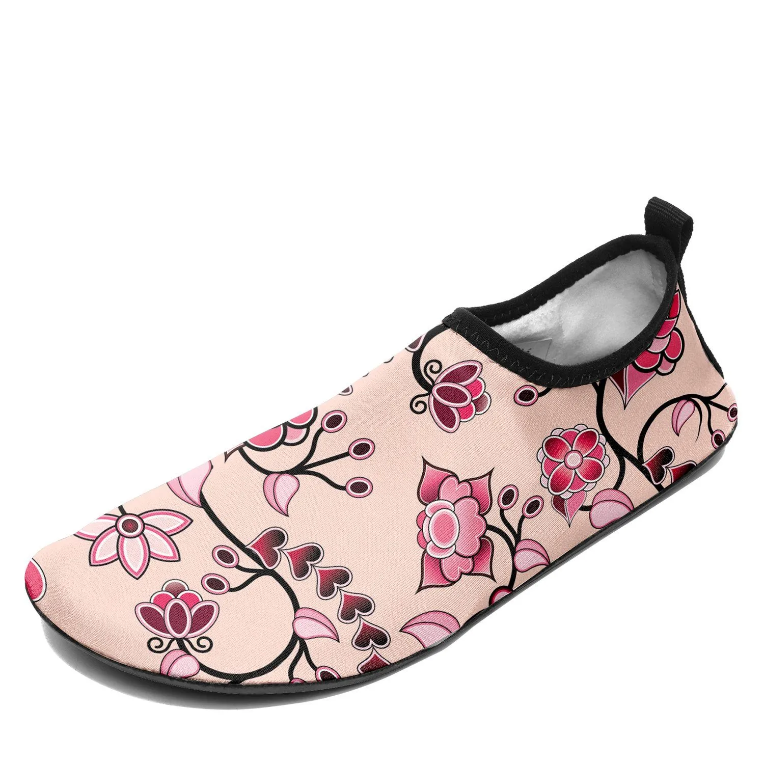 Floral Amour Sockamoccs Kid's Sockamoccs Slip On Shoes