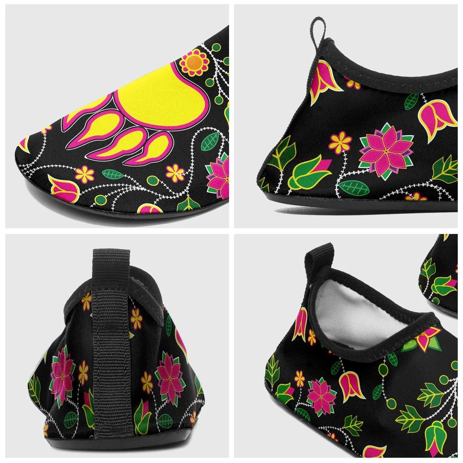 Floral Bearpaw Sockamoccs Kid's Sockamoccs Slip On Shoes