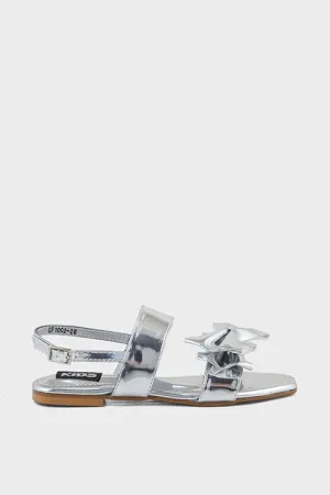 Girls Formal Slip On GF1002-Silver Girls Formal Slip On GF1002-Silver