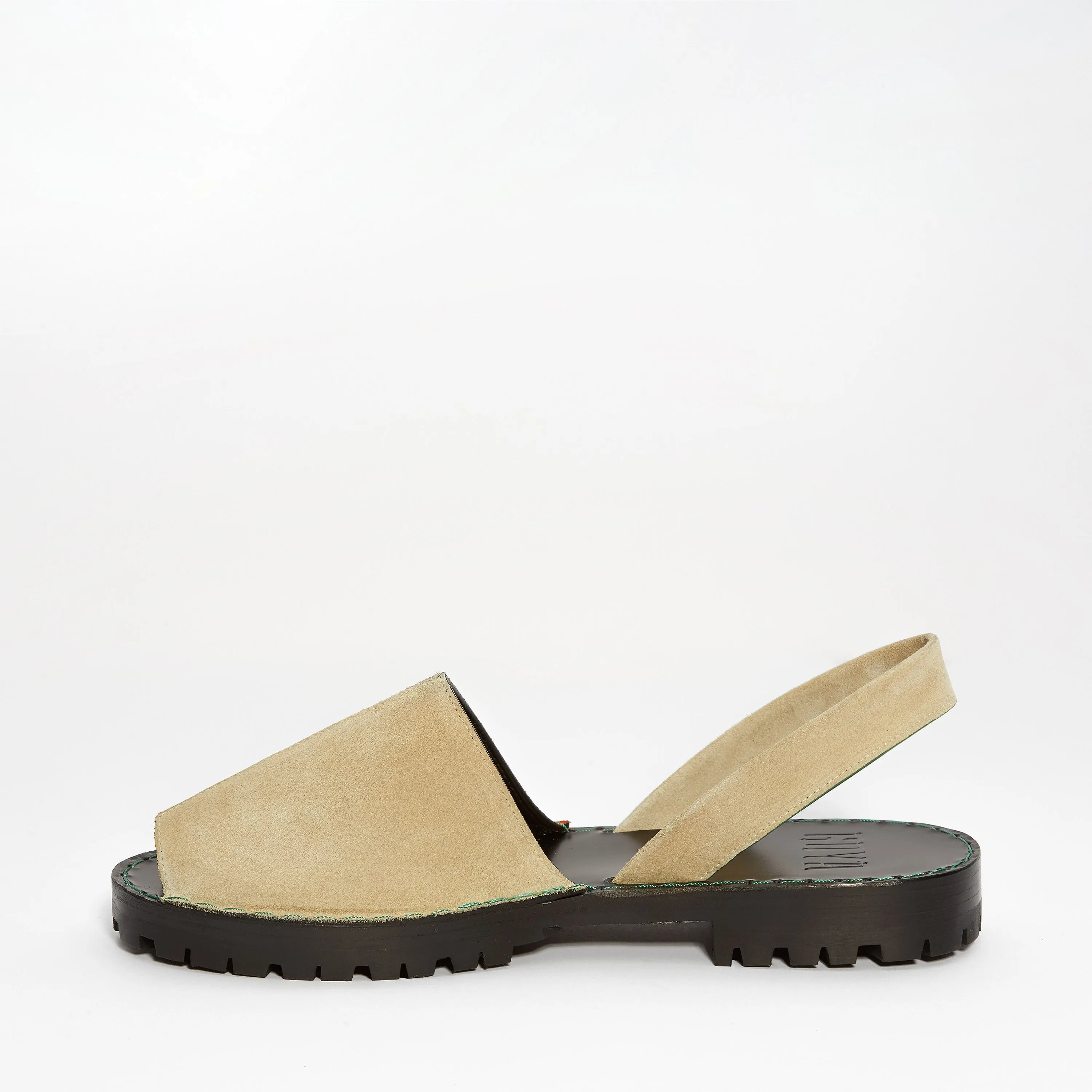 GOYA Beige Suede Sandals