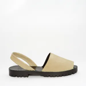 GOYA Beige Suede Sandals