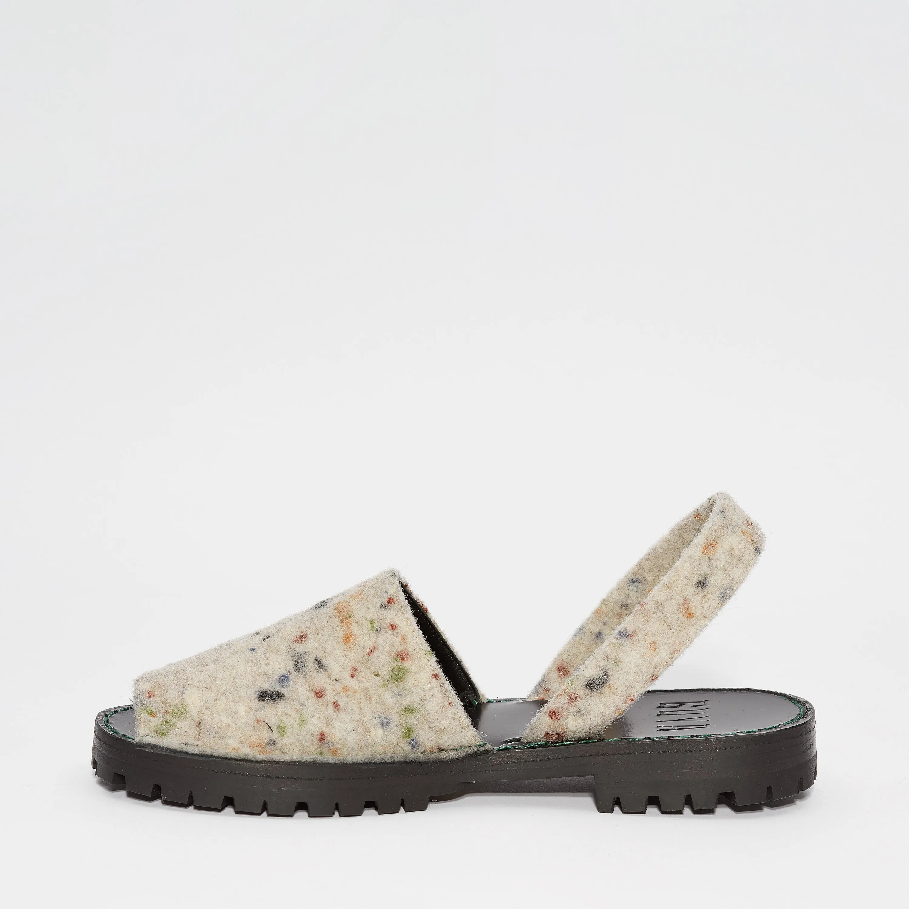 GOYA Speckled Felt Sandals