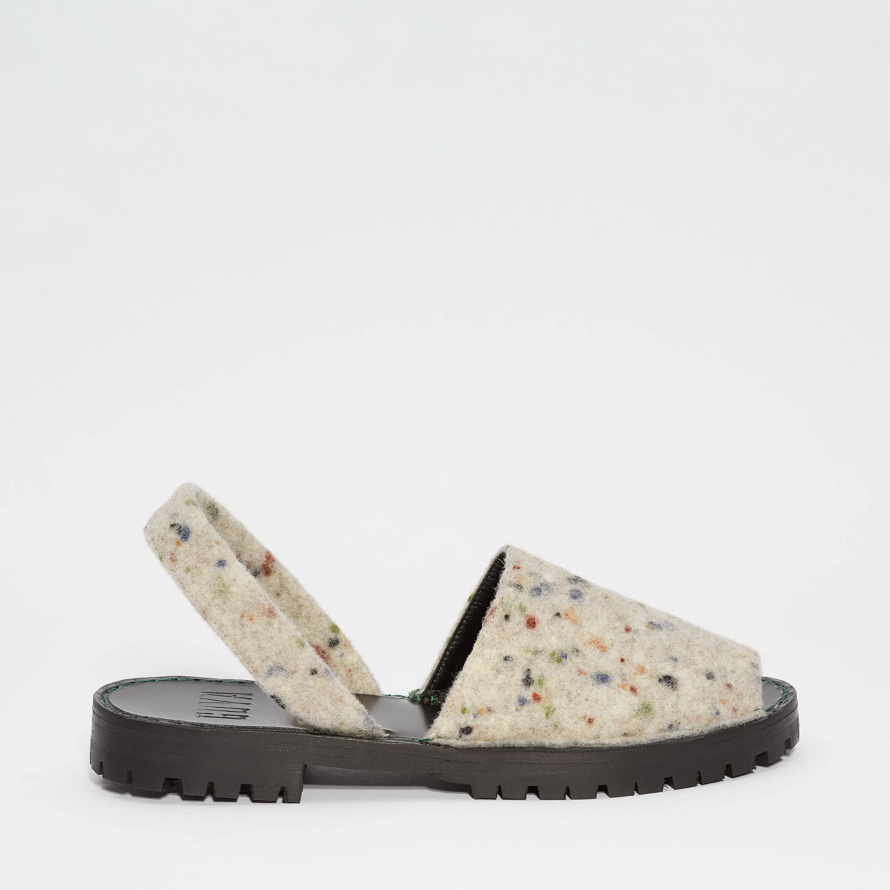 GOYA Speckled Felt Sandals