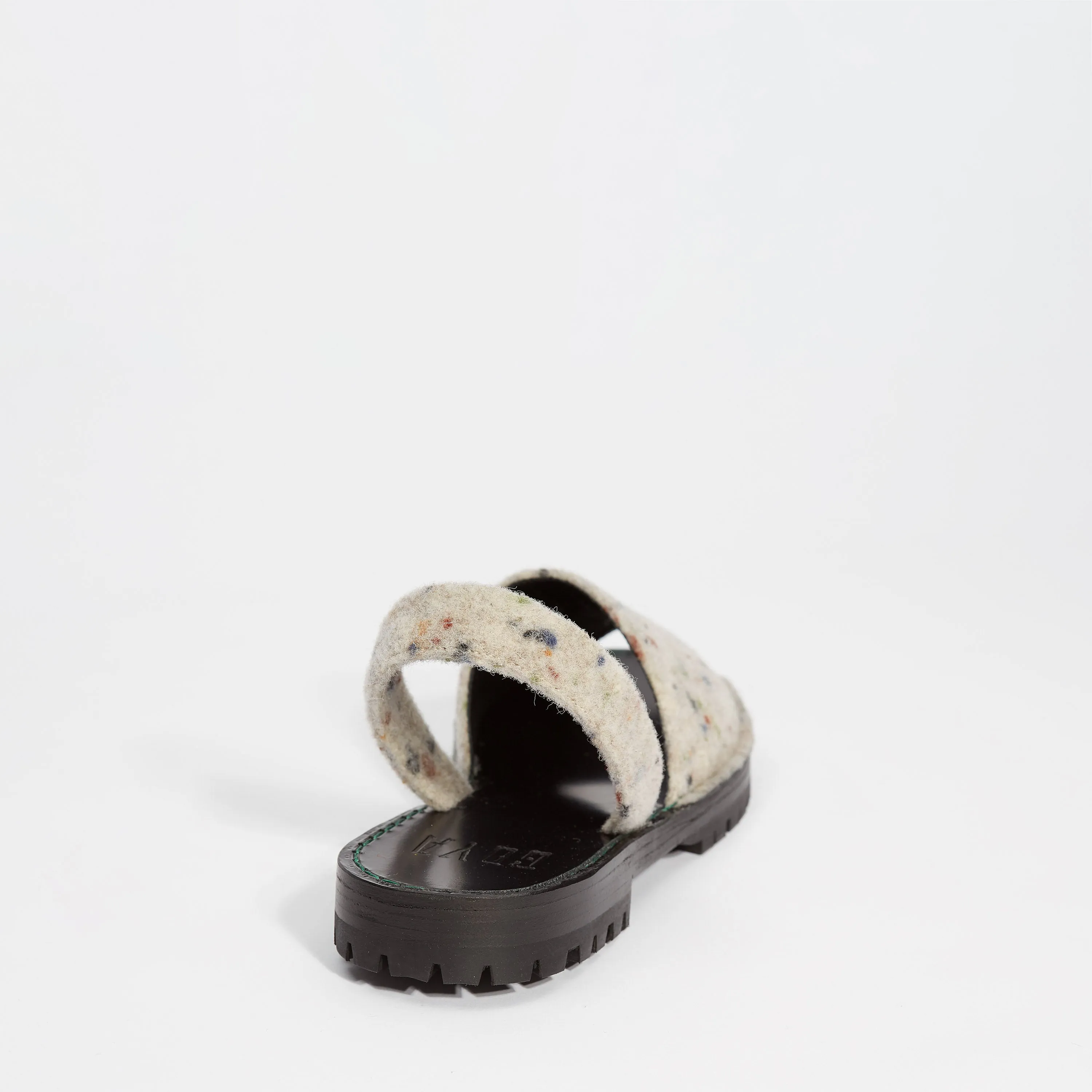GOYA Speckled Felt Sandals