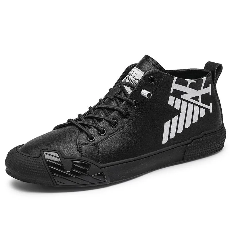 High Quality Luxury Man Shoes Streetwear Hip Hop Mens Sneakers Designer Comfort Mens White Sneakers High Top baskets homme luxe