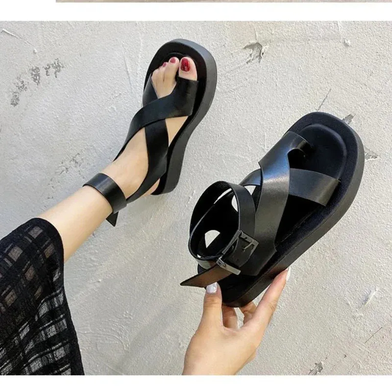 Joskaa 2024 New Summer Comfortable Chunky Sandals