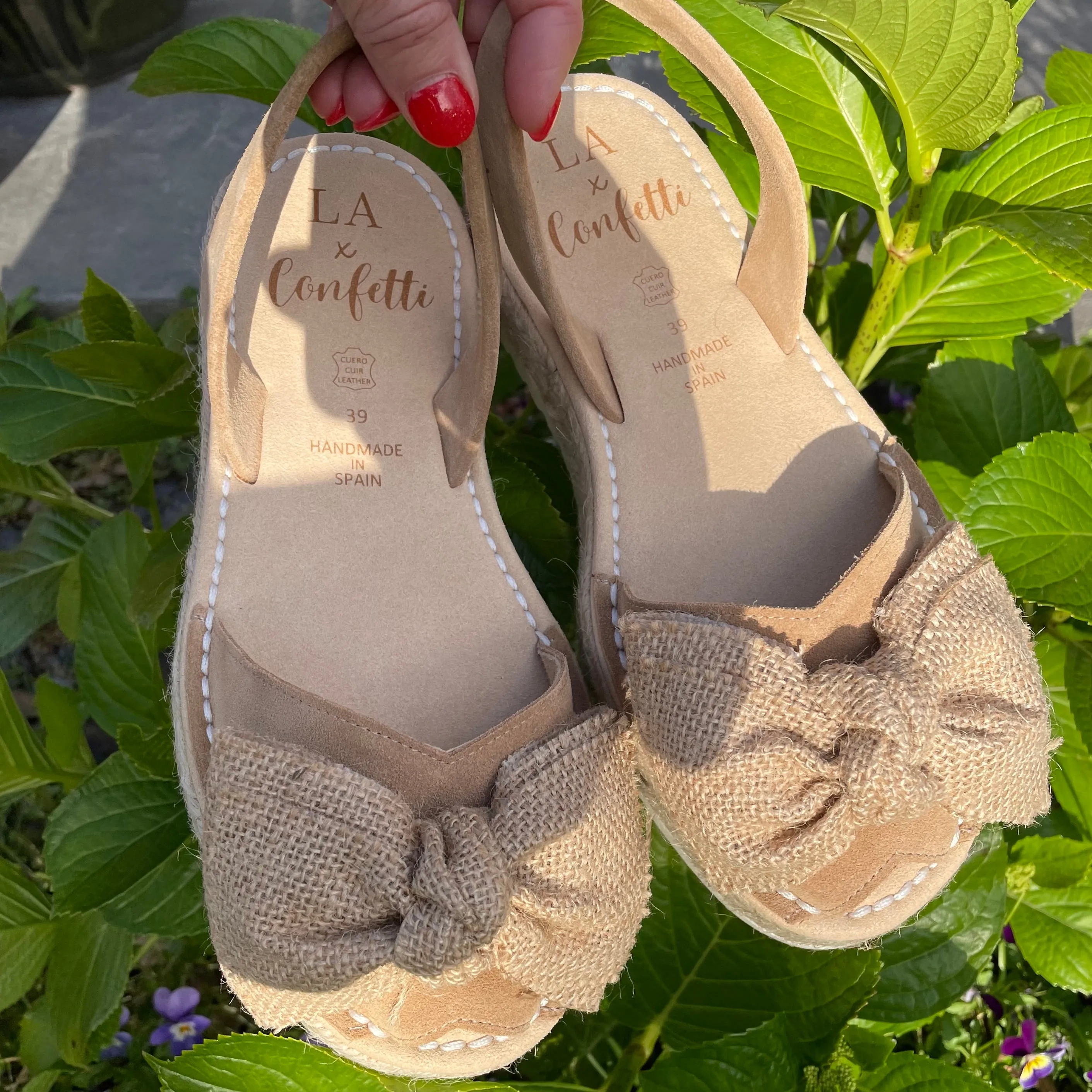 LA x Confetti Bow Flatform Espadrille Rata