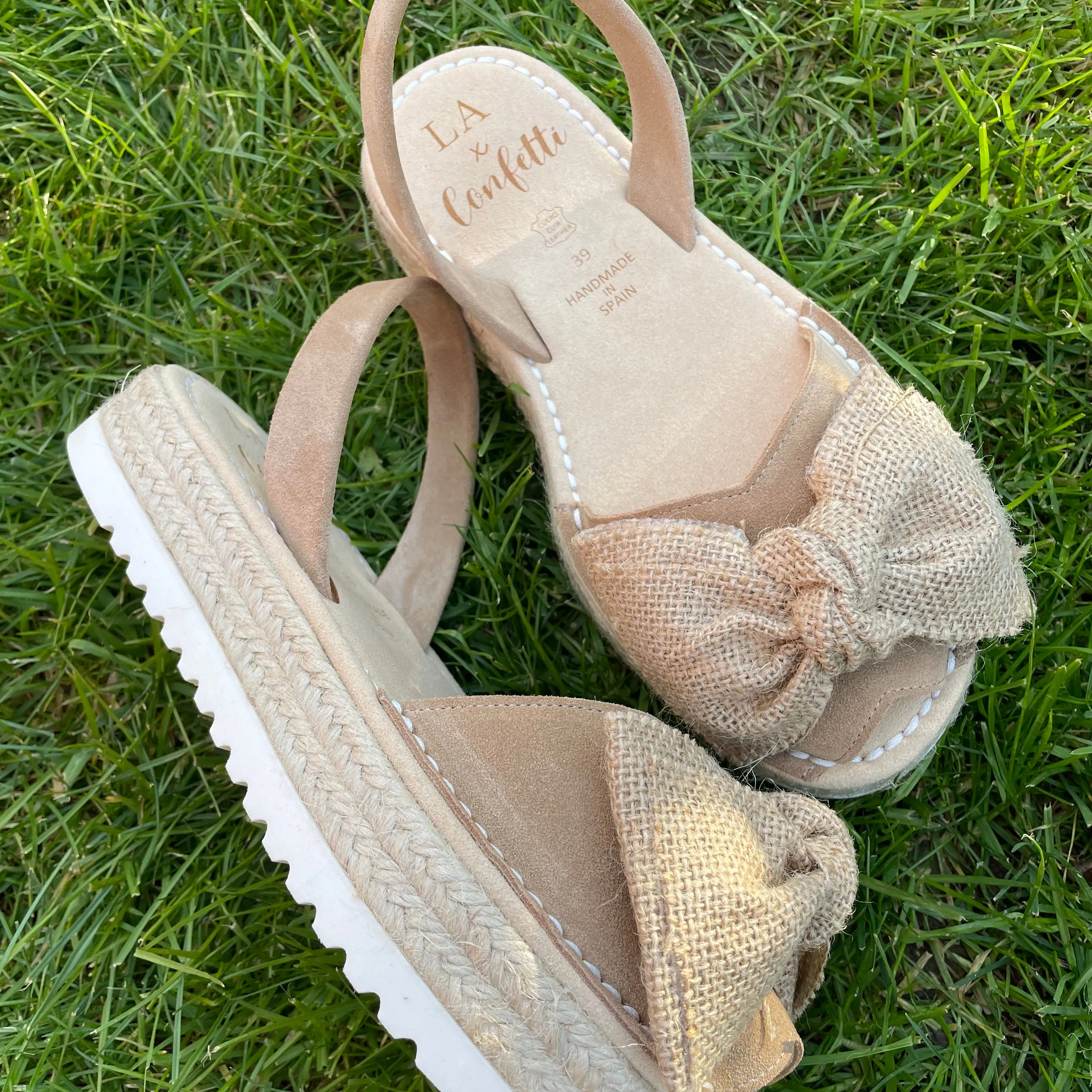 LA x Confetti Bow Flatform Espadrille Rata
