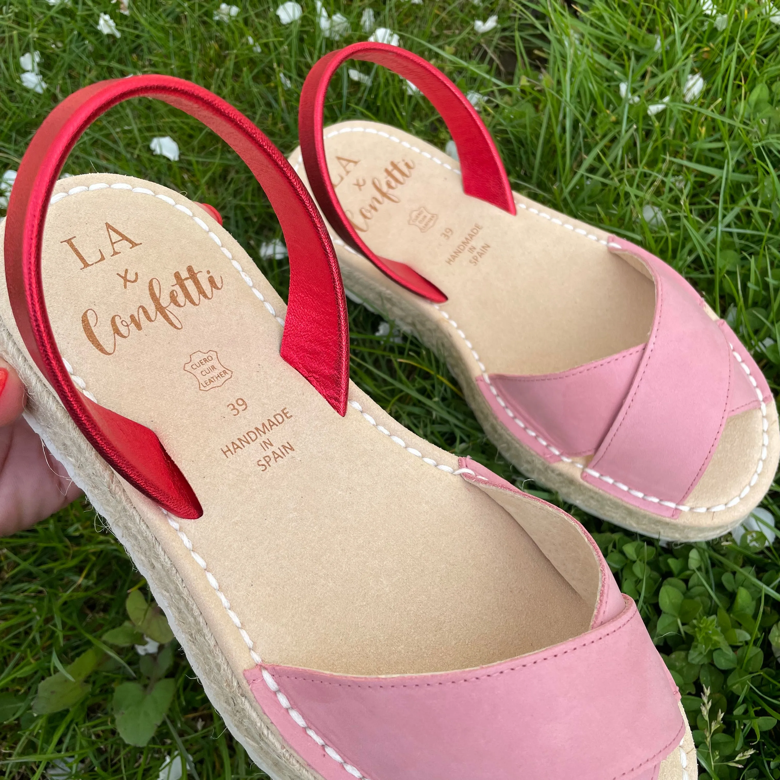 LA x Confetti Crossover Flatform Espadrille Shortcake