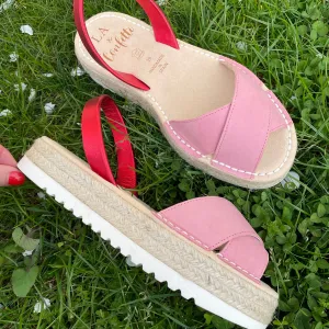 LA x Confetti Crossover Flatform Espadrille Shortcake