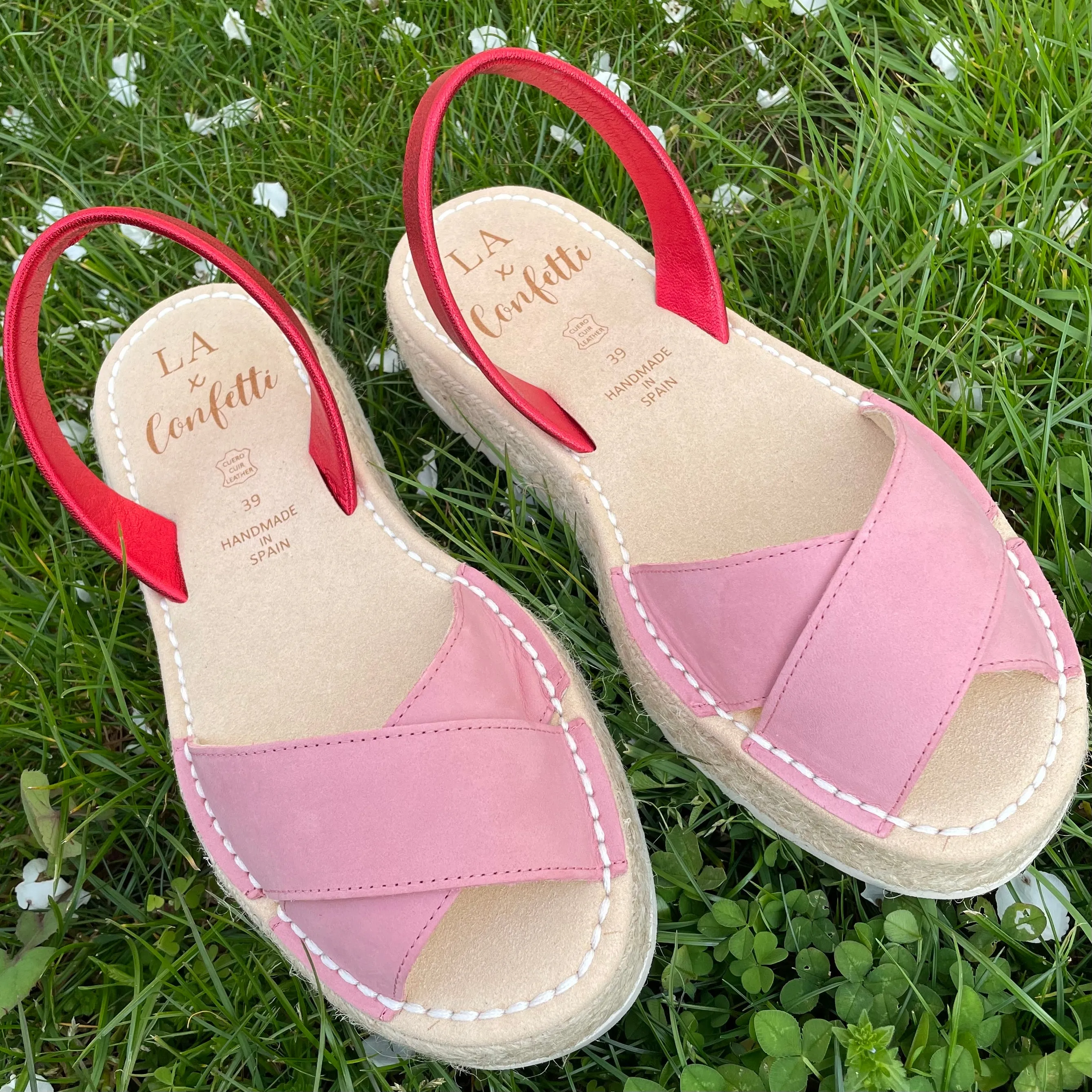 LA x Confetti Crossover Flatform Espadrille Shortcake