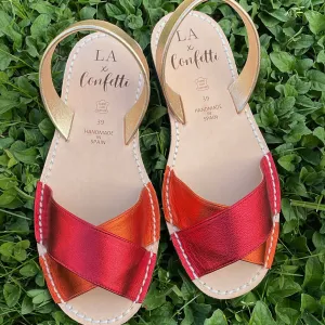 LA x Confetti Crossover Peep Toe Sunrise