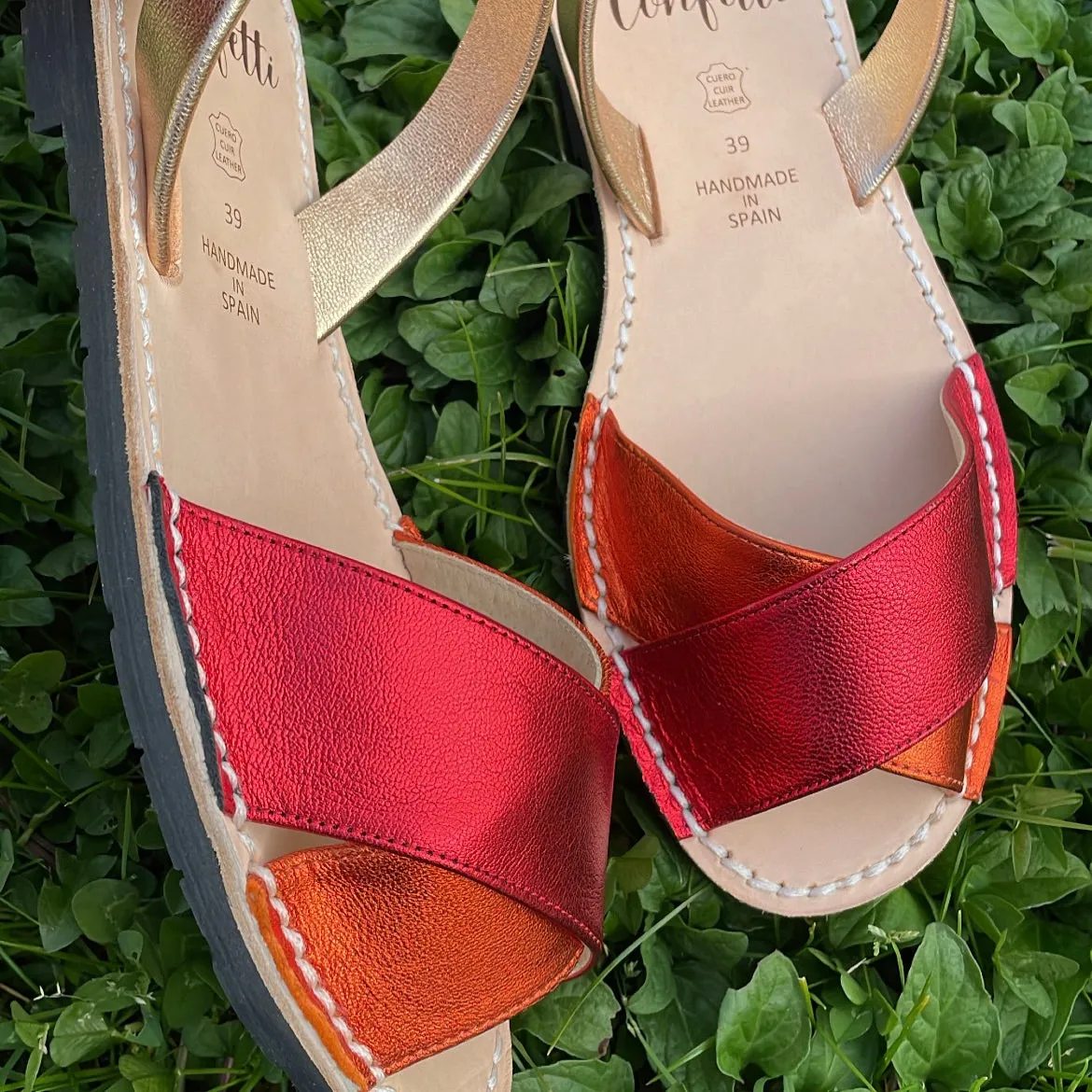 LA x Confetti Crossover Peep Toe Sunrise
