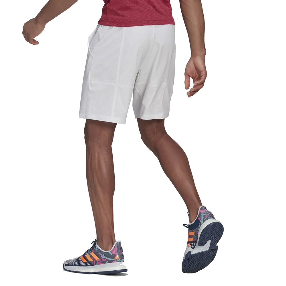 Men’s Adidas Ergo 7" Shorts (White)
