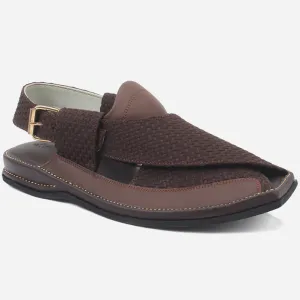Mens "ASHY" Leather Peshawari Sandals