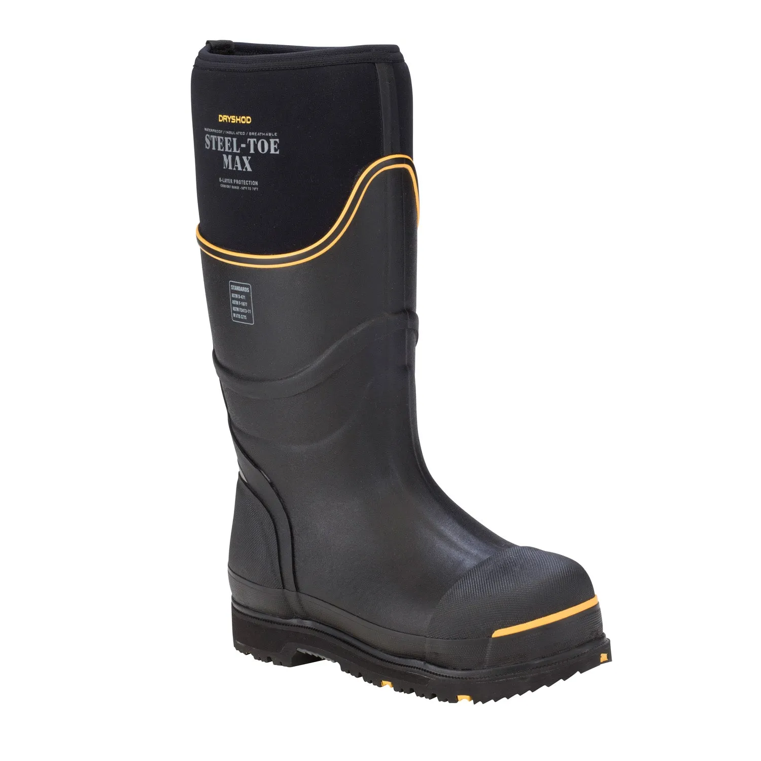 Men's/Women's Steel Toe Cold Weather Boot STM-UH-BK
