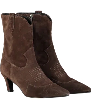 Mint Velvet Brown Suede Ankle Boots UK 7 EU 40 👠
