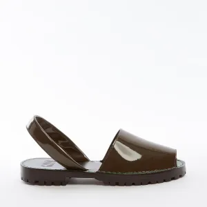 Mud Patent Leather Goya Slide