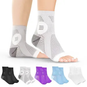 Neuropathy Socks | Compression Toeless Foot Pain Relief Sleeves for Diabetics and Peripheral Treatment (Pair)