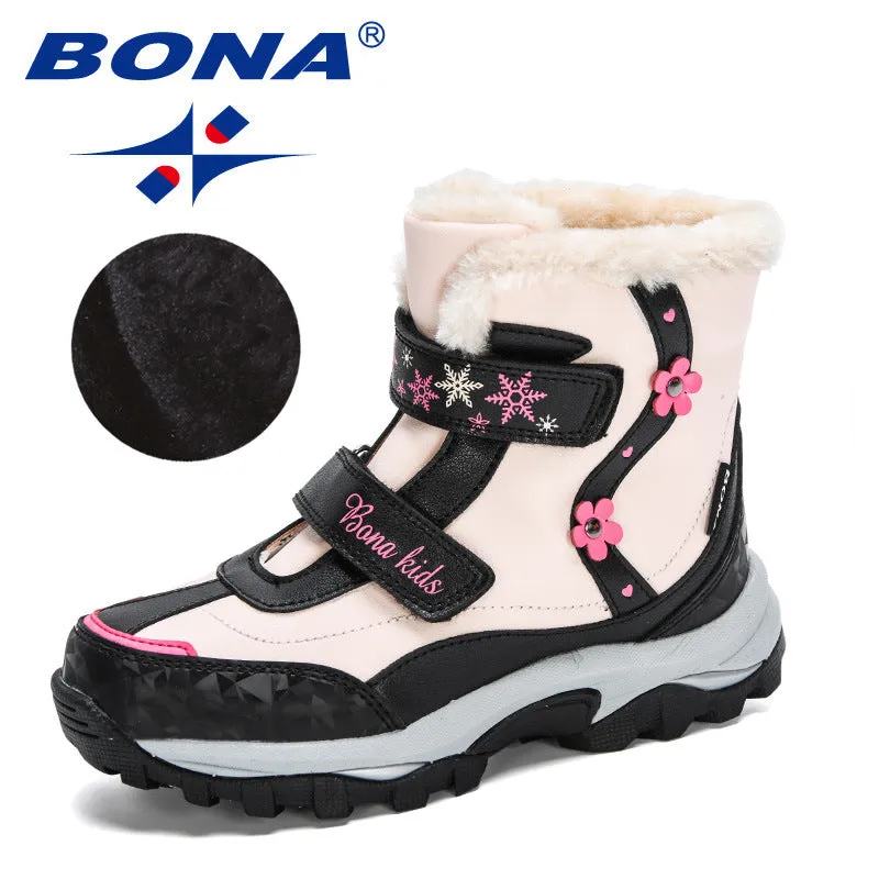 New Arrival Winter Mid-Calf Plush Snow Boots