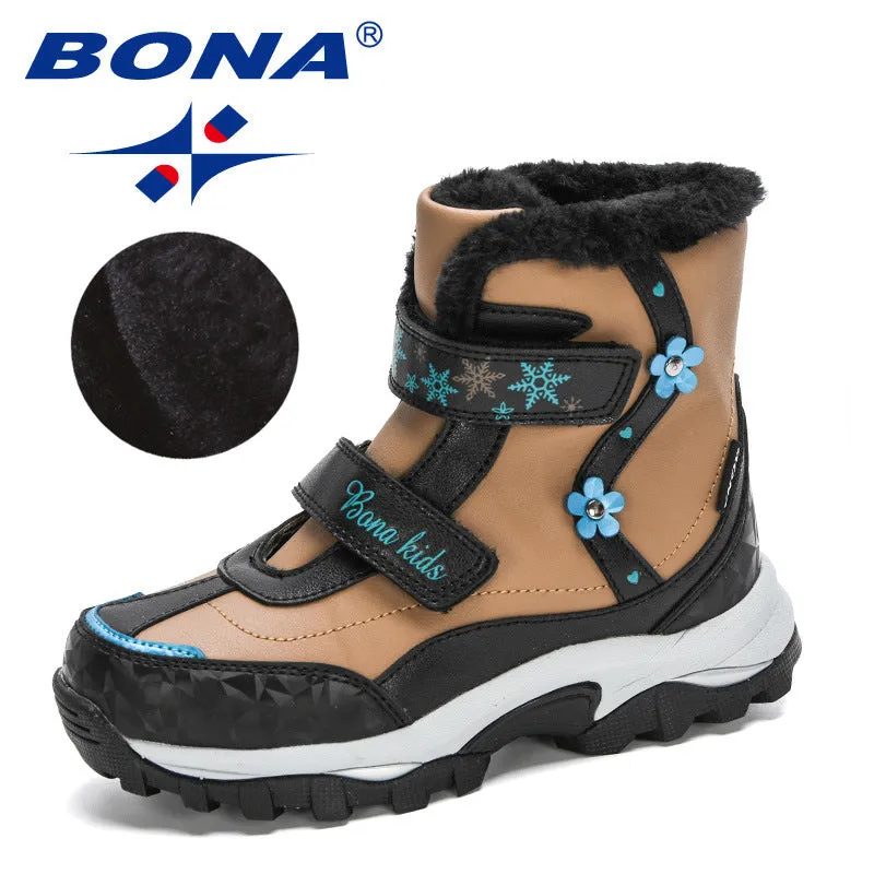 New Arrival Winter Mid-Calf Plush Snow Boots