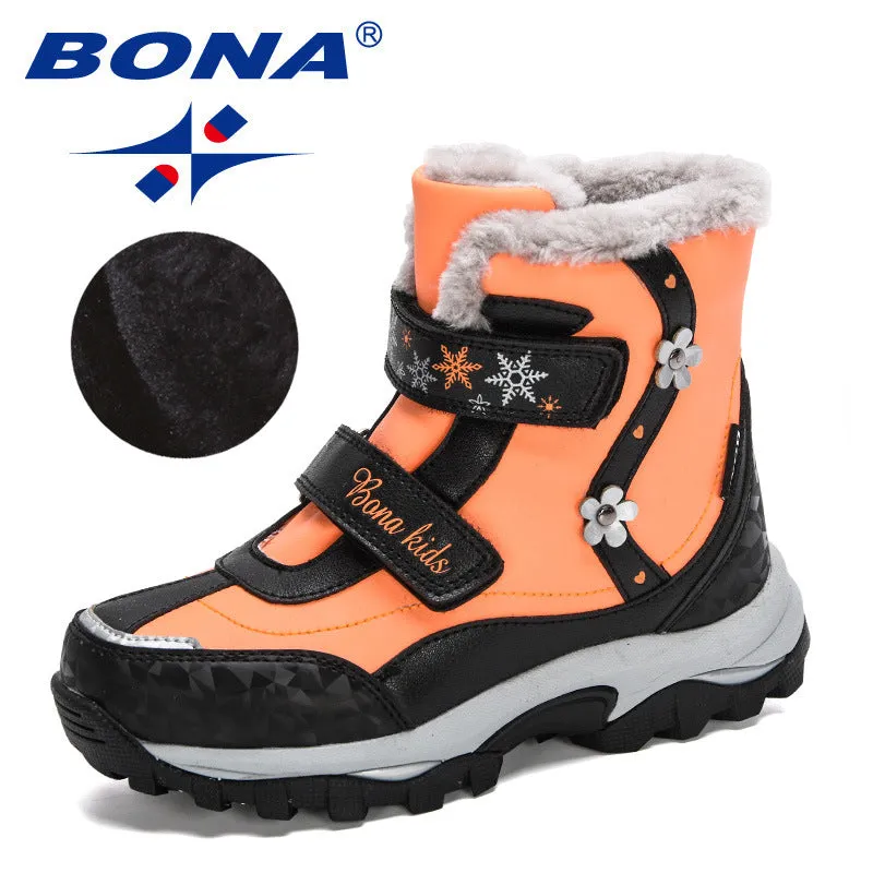 New Arrival Winter Mid-Calf Plush Snow Boots