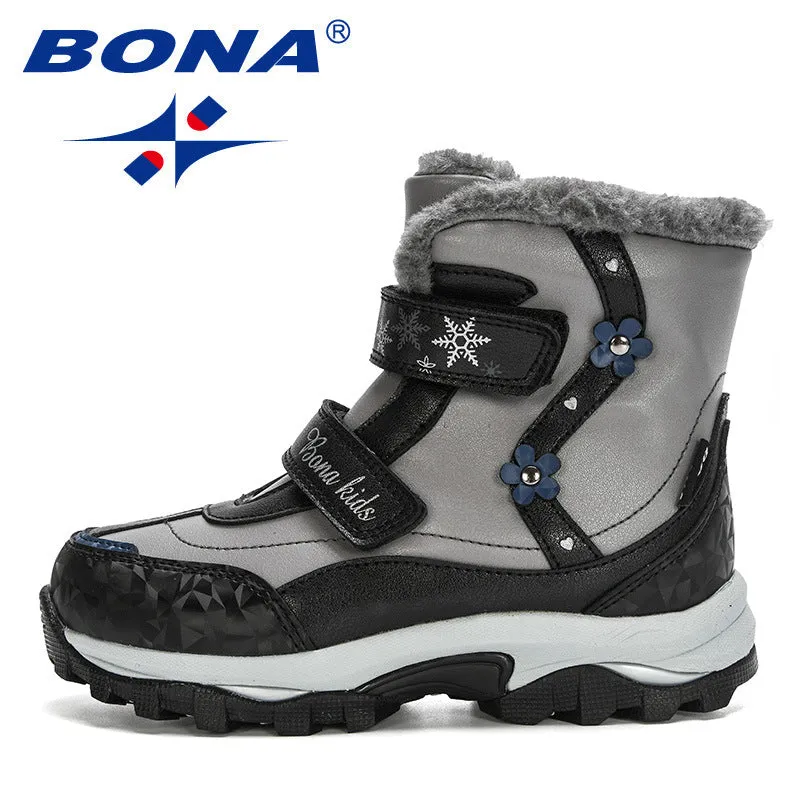 New Arrival Winter Mid-Calf Plush Snow Boots