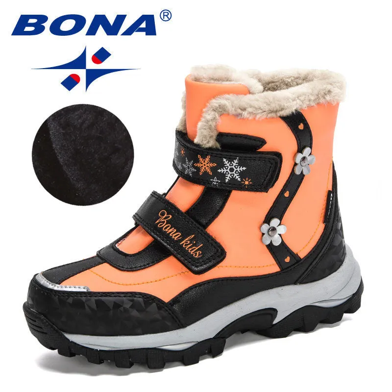 New Arrival Winter Mid-Calf Plush Snow Boots
