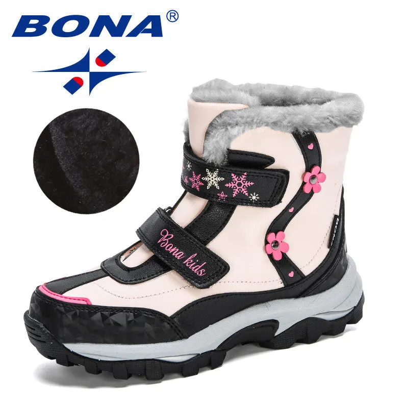 New Arrival Winter Mid-Calf Plush Snow Boots