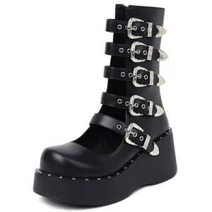 Open Ankle Boots