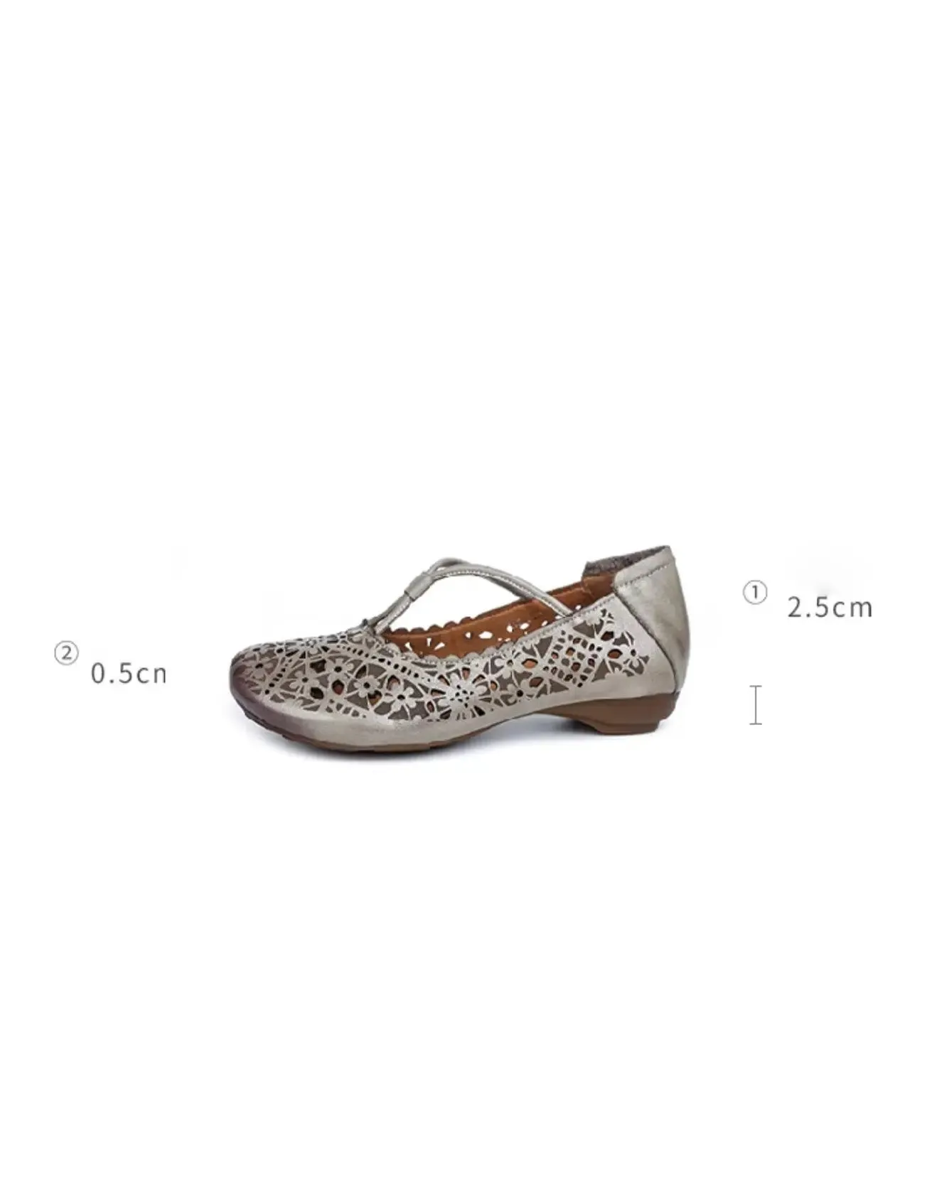 Real Leather Hand-carved Flat Shoes
