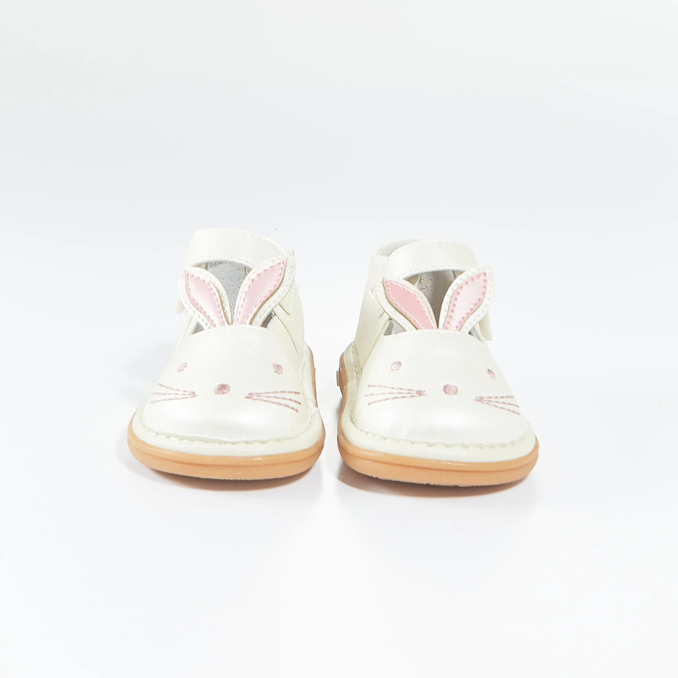 RETIRED - Wee Squeak Bunny Pearl Shoes