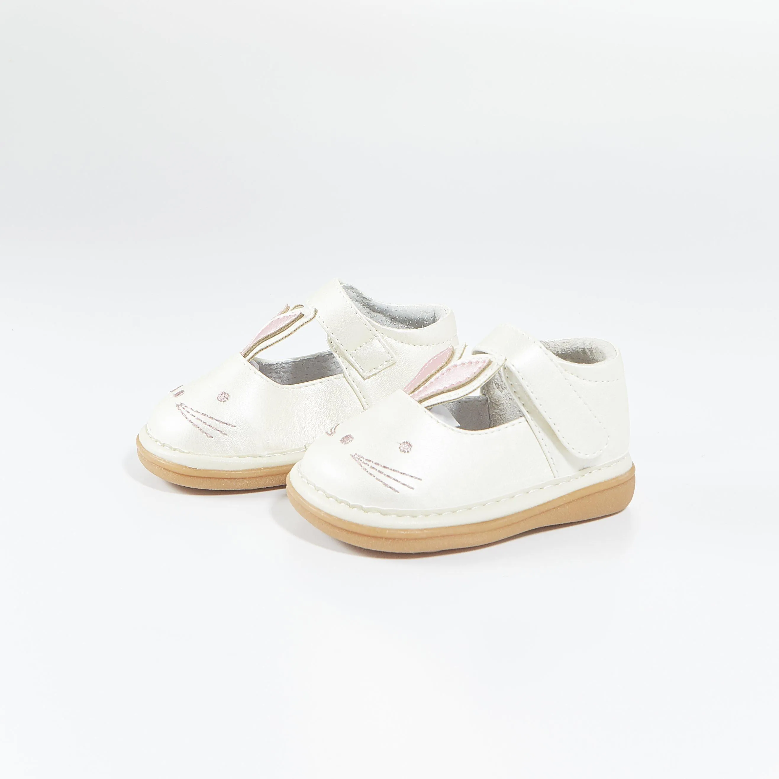 RETIRED - Wee Squeak Bunny Pearl Shoes
