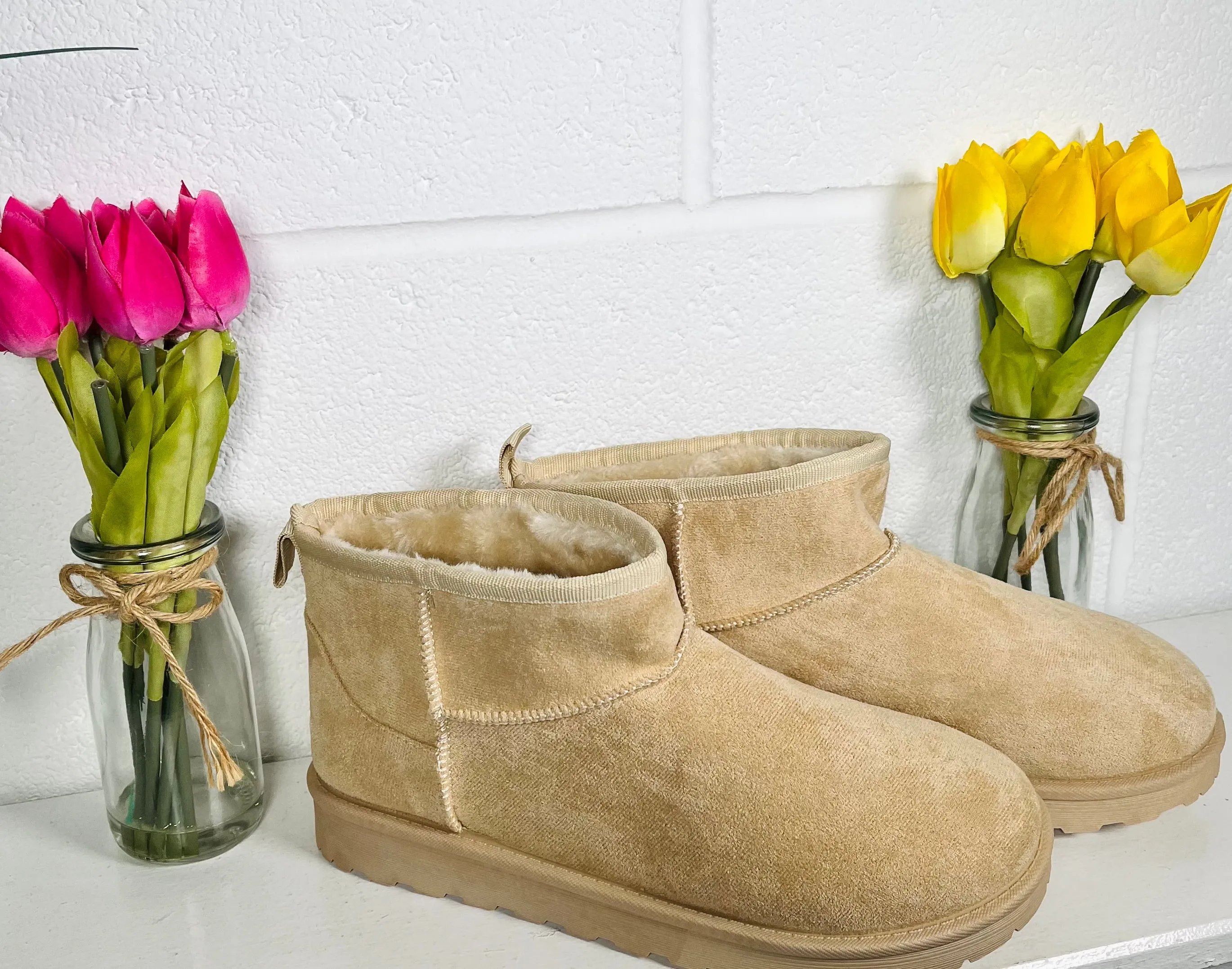 Sedona Snuggle Boots - Natural
