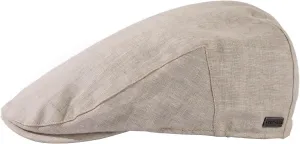 TOP-EX XL/XXL Mens 100% Linen Flat Cap Summer Cooling Newsboy Hats Cotton Lining