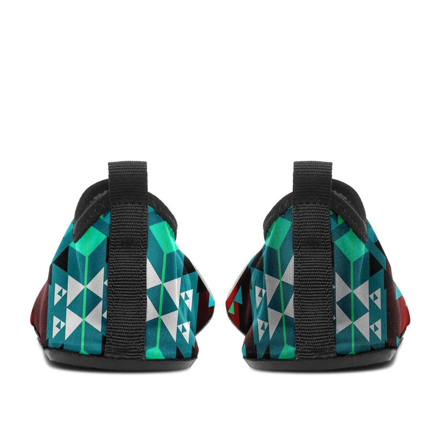 Writing on Stone Wheel Sockamoccs Kid's Sockamoccs Slip On Shoes